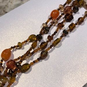 Long beaded necklace